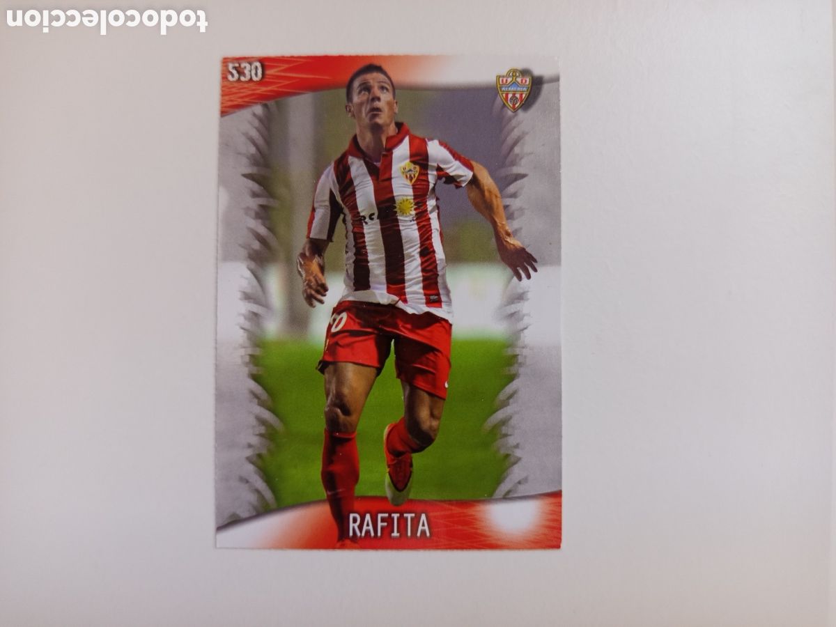 Fu&szlig;ball-Sticker: ❇️ CROMO ⚽ RAFITA ALMER&Iacute;A 530 ALMER&Iacute;A 527 FICHAS LIGA QUIZ GAME 2014 13 14 2013 2014 MUNDICROMO ❇️