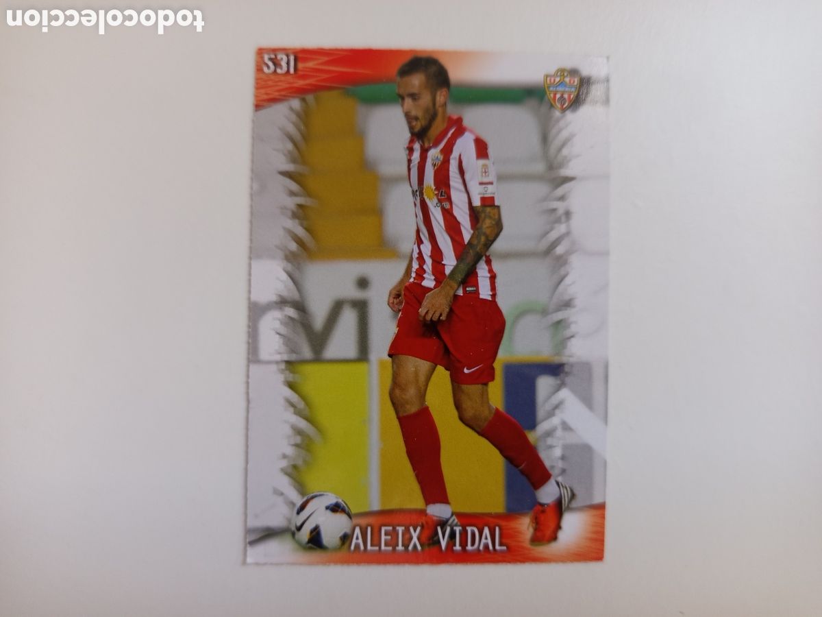 Fu&szlig;ball-Sticker: ❇️ CROMO ⚽ ALEIX VIDAL ALMER&Iacute;A 531 FICHAS LIGA QUIZ GAME 2014 13 14 2013 2014 MUNDICROMO ❇️