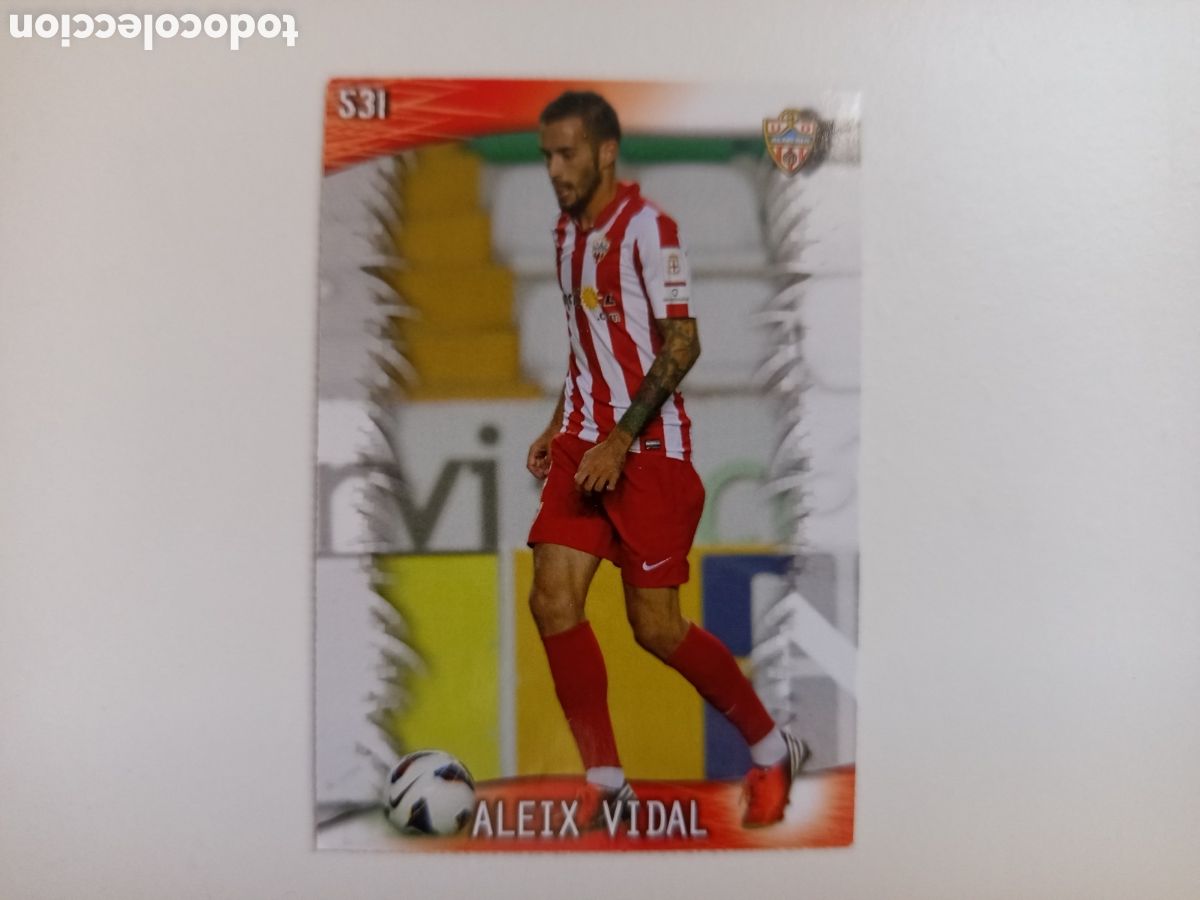 Fu&szlig;ball-Sticker: ❇️ CROMO ⚽ ALEIX VIDAL ALMER&Iacute;A 531 FICHAS LIGA QUIZ GAME 2014 13 14 2013 2014 MUNDICROMO ❇️