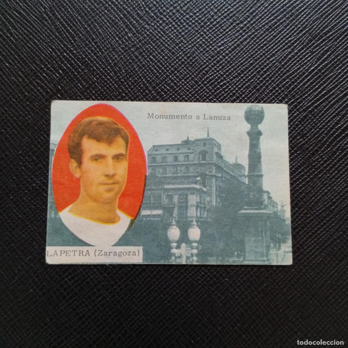 Cromos de f&uacute;tbol: LAPETRA ZARAGOZA FHER 1963 1964 CROMO FUTBOL 63 64 LIGA - DESPEGADO - A30 PG100