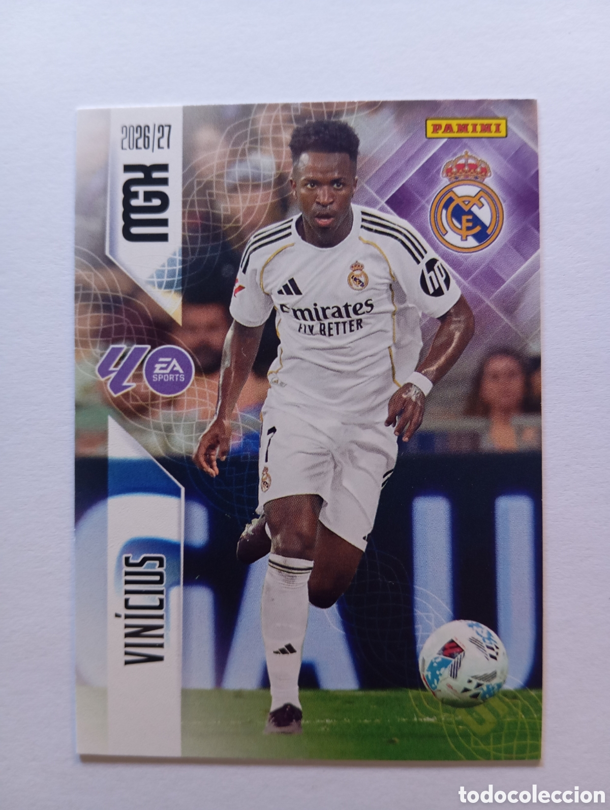Fu&szlig;ball-Sticker: 234 VINICIUS JR REAL MADRID PANINI MEGACRACKS 26 27
