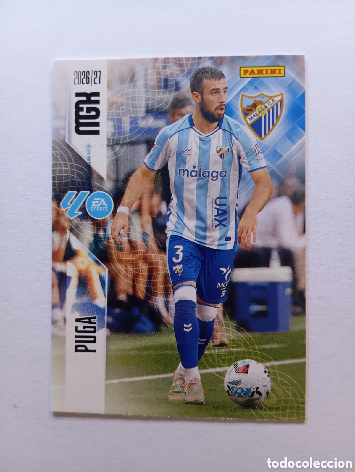Fu&szlig;ball-Sticker: 238 PUGA MALAGA CF PANINI MEGACRACKS 26 27