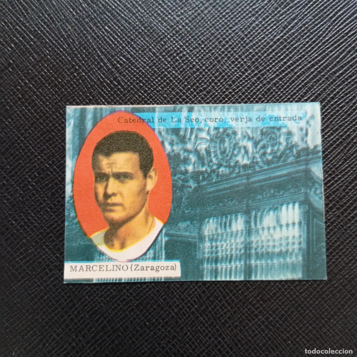 Fu&szlig;ball-Sticker: MARCELINO ZARAGOZA FHER 1963 1964 CROMO FUTBOL 63 64 LIGA - DESPEGADO - A30 PG100