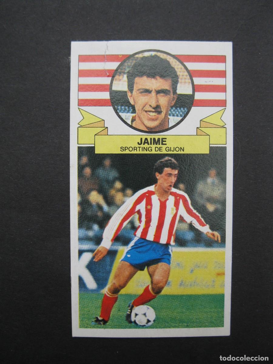 Football Stickers: JAIME (SPORTING DE GIJ&Oacute;N) - CAMPEONATO DE LIGA 85/86 - EDICIONES ESTE.