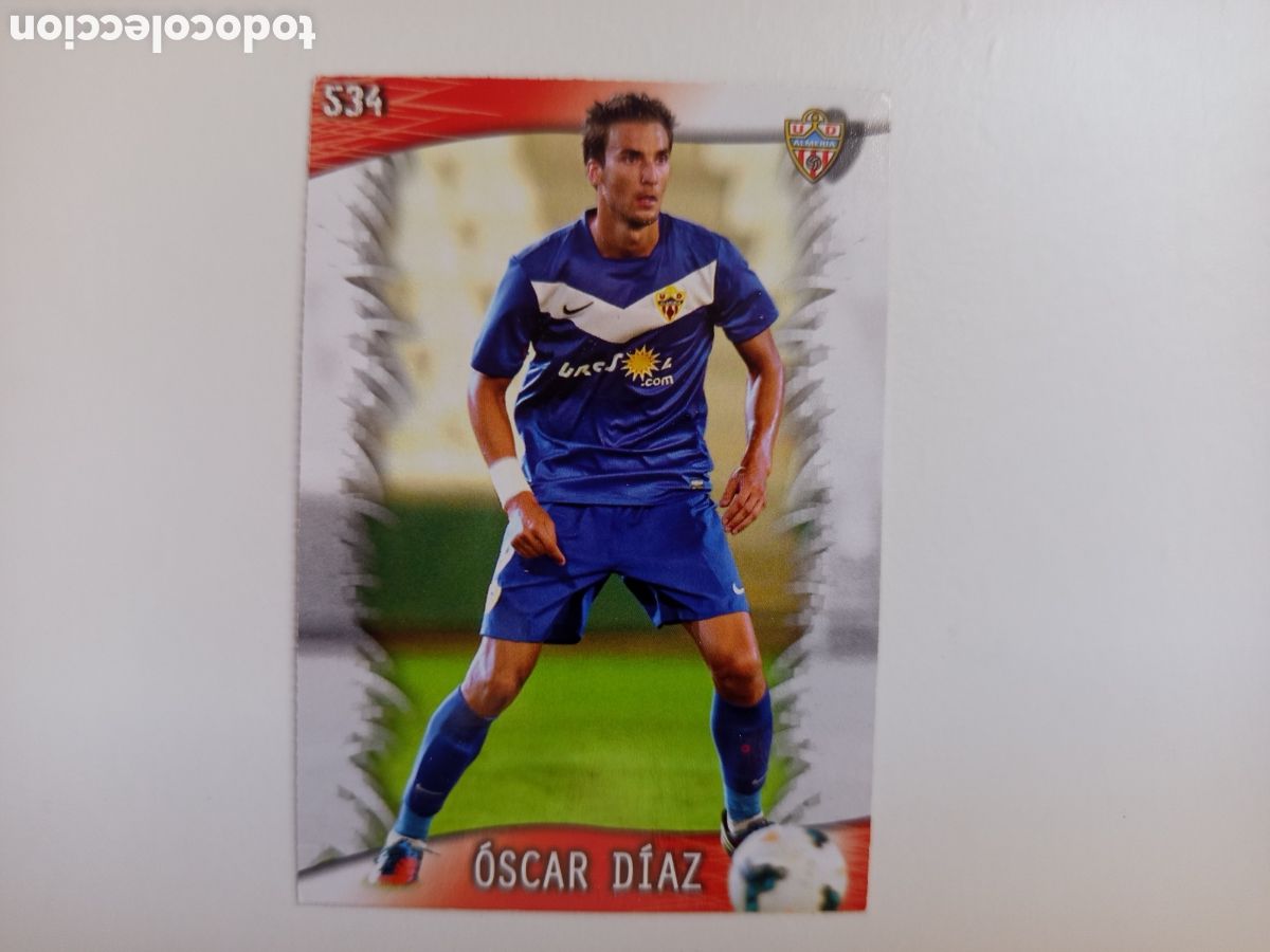 Fu&szlig;ball-Sticker: ❇️ CROMO ⚽ &Oacute;SCAR D&Iacute;AZ ALMER&Iacute;A 534 FICHAS LIGA QUIZ GAME 2014 13 14 2013 2014 MUNDICROMO ❇️