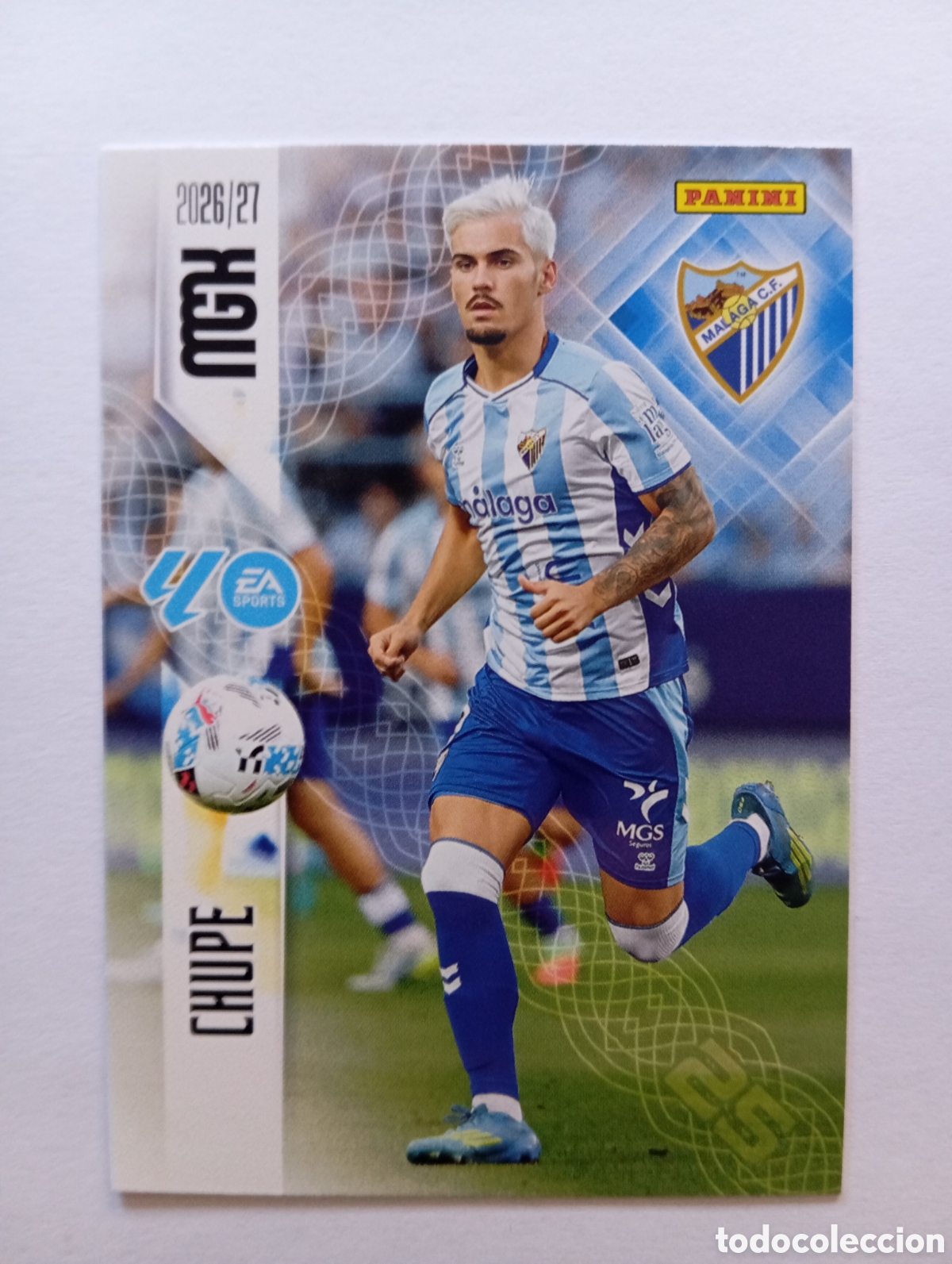 Football Stickers: 252 CHUPE MALAGA CF PANINI MEGACRACKS 26 27