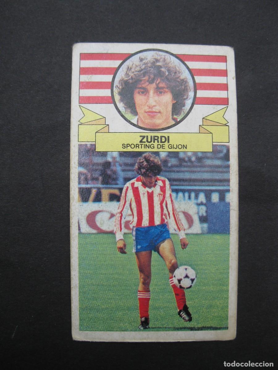 Football Stickers: ZURDI (SPORTING DE GIJ&Oacute;N) - CAMPEONATO DE LIGA 85/86 - EDICIONES ESTE.