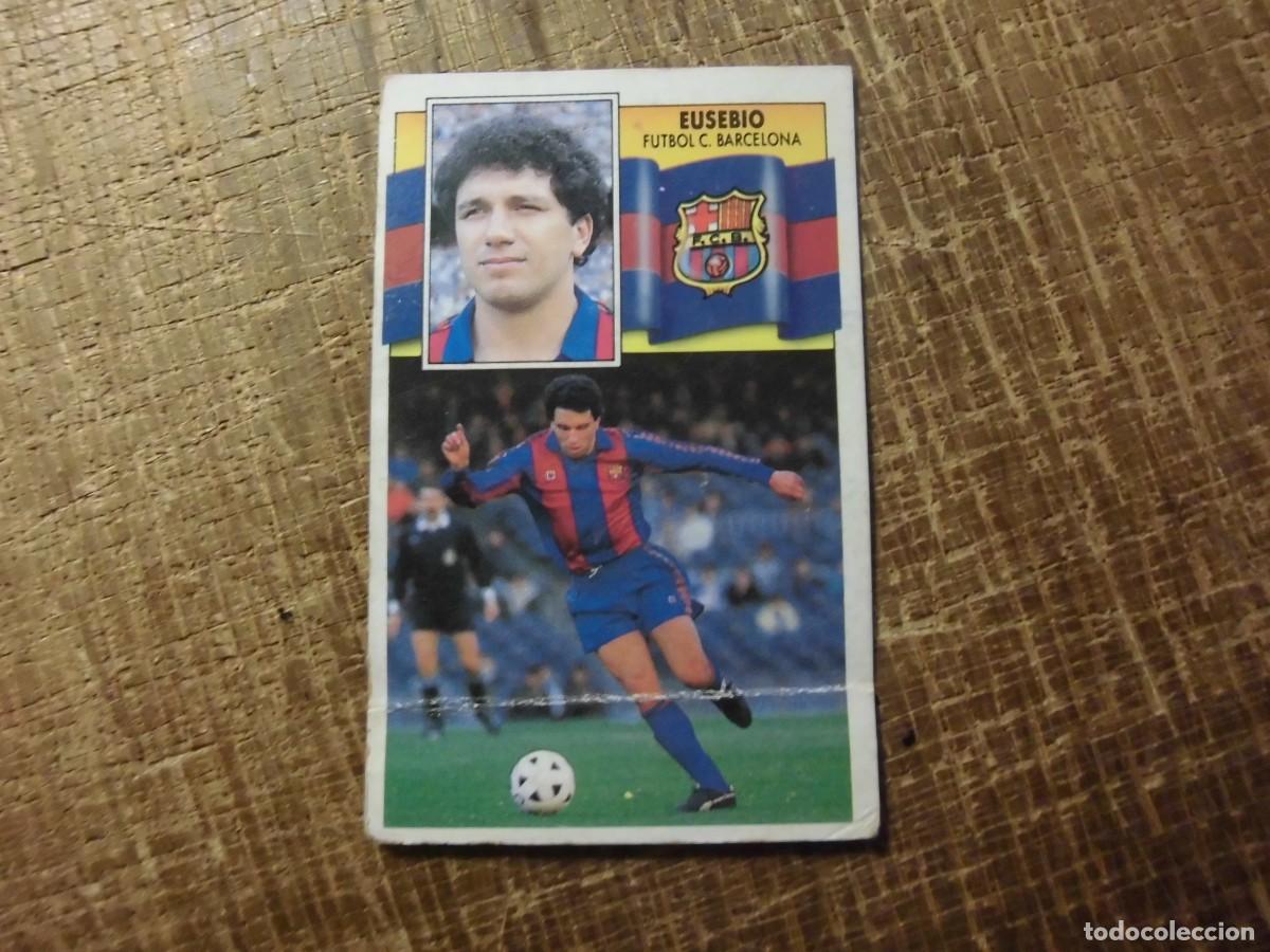 Football Stickers: EUSEBIO BARCELONA LIGA 90-91 EDICIONES ESTE CROMO RECUPERADO