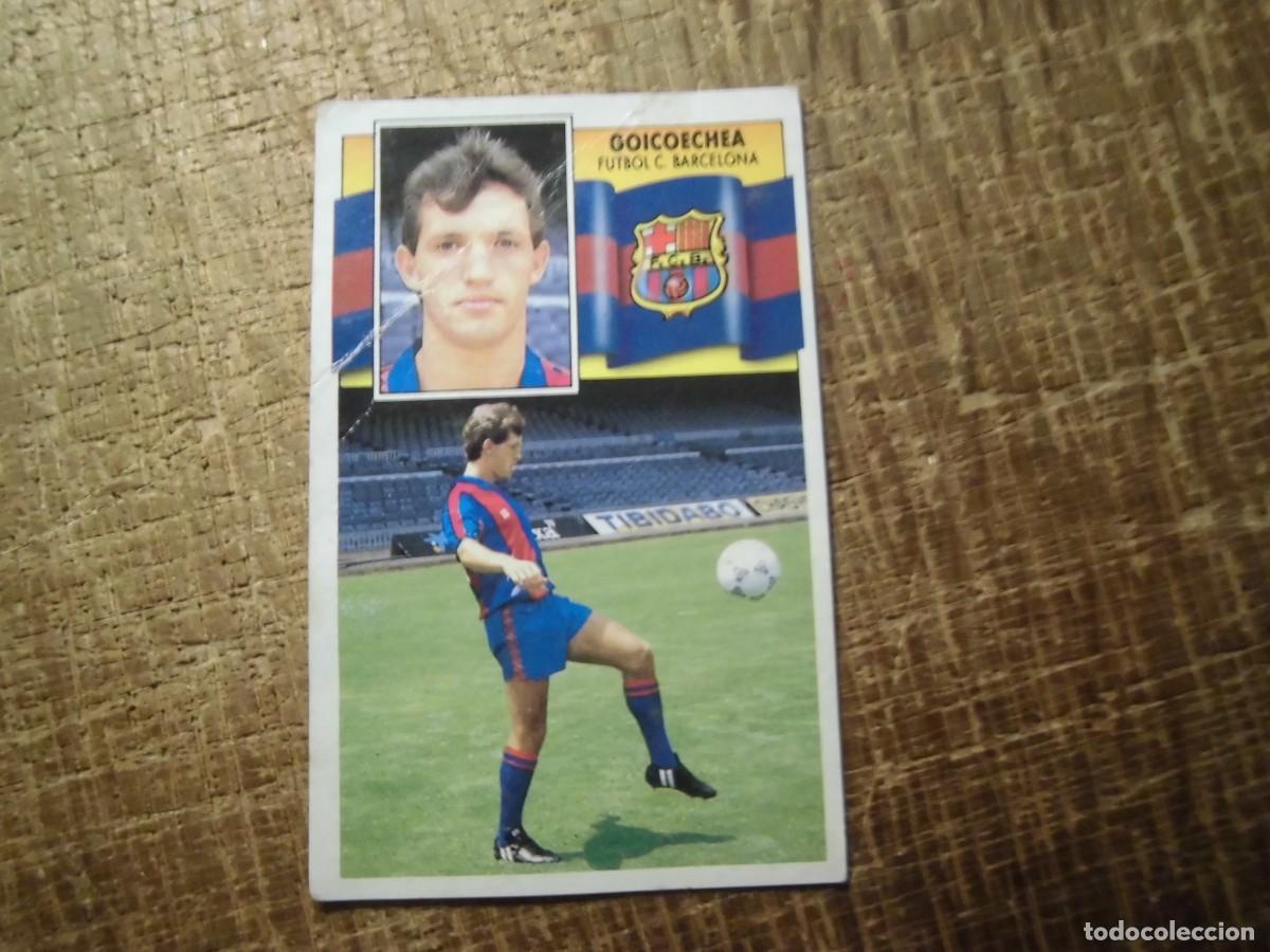 Football Stickers: GOICOECHEA BARCELONA LIGA 90-91 EDICIONES ESTE CROMO RECUPERADO