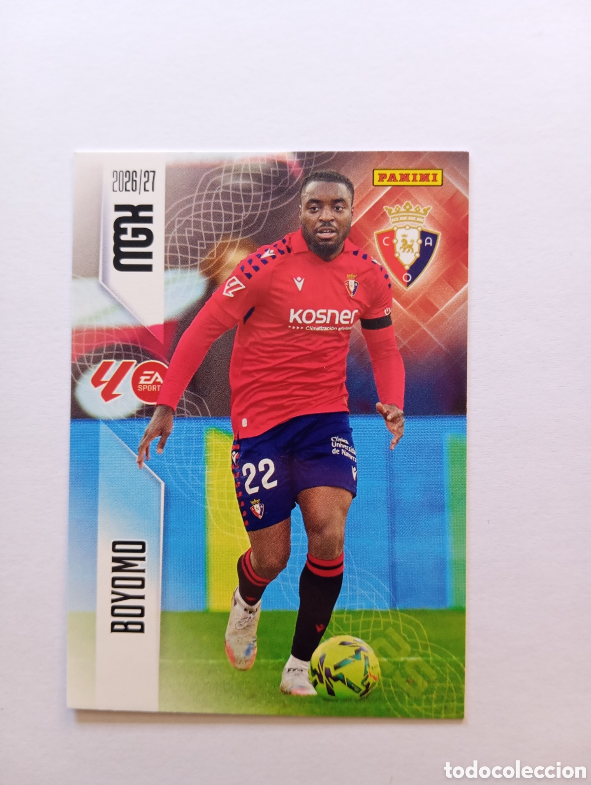 Football Stickers: 257 BOYOMO OSASUNA PANINI MEGACRACKS 26 27