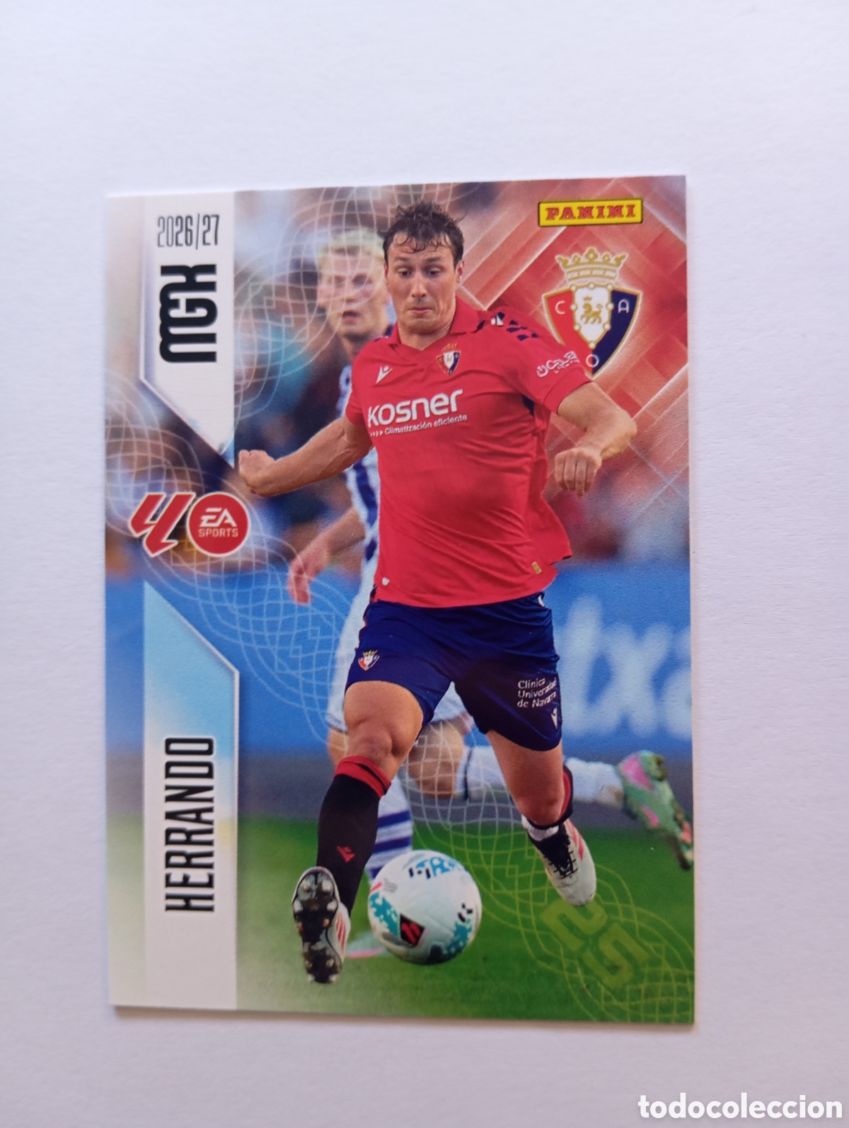 Cromos de f&uacute;tbol: 259 HERRANDO OSASUNA PANINI MEGACRACKS 26 27