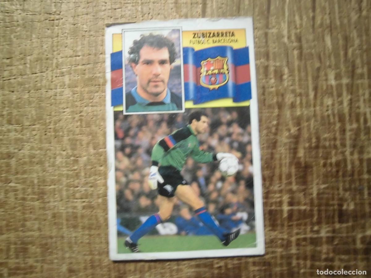 Cromos de f&uacute;tbol: ZUBIZARRETA BARCELONA LIGA 90-91 EDICIONES ESTE CROMO RECUPERADO