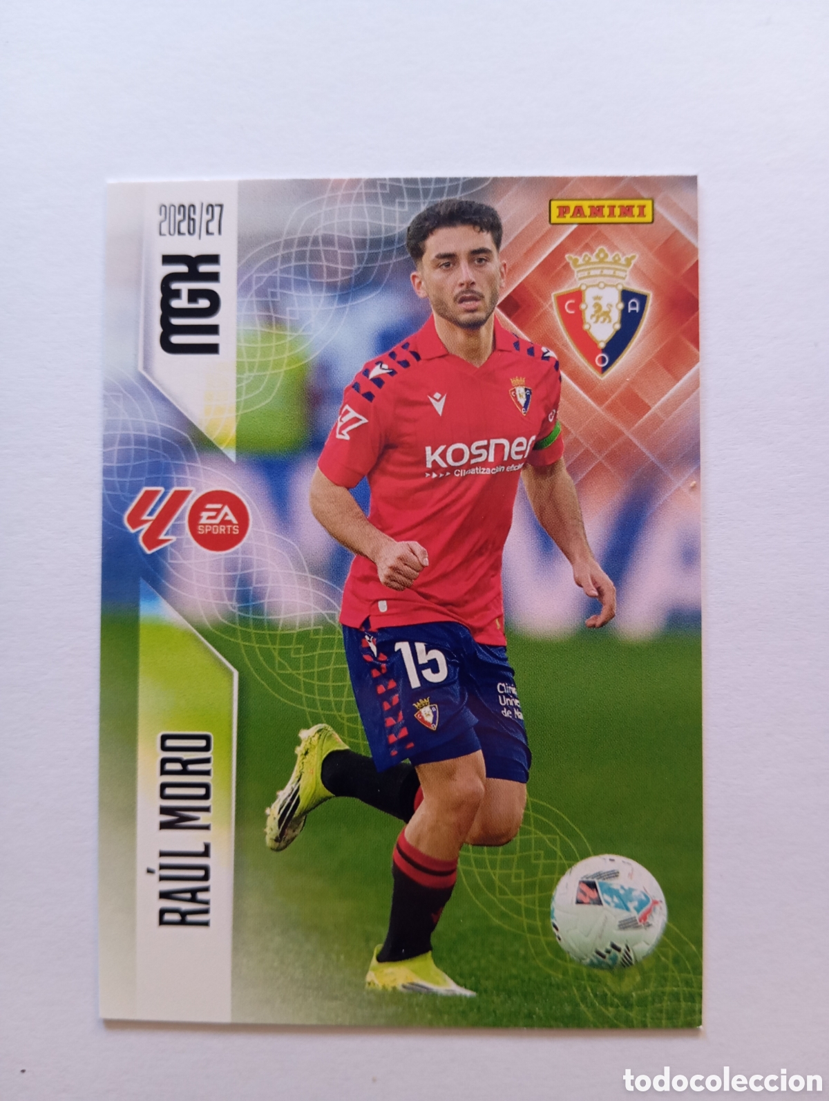 Cromos de f&uacute;tbol: 267 RAUL MORO OSASUNA PANINI MEGACRACKS 26 27