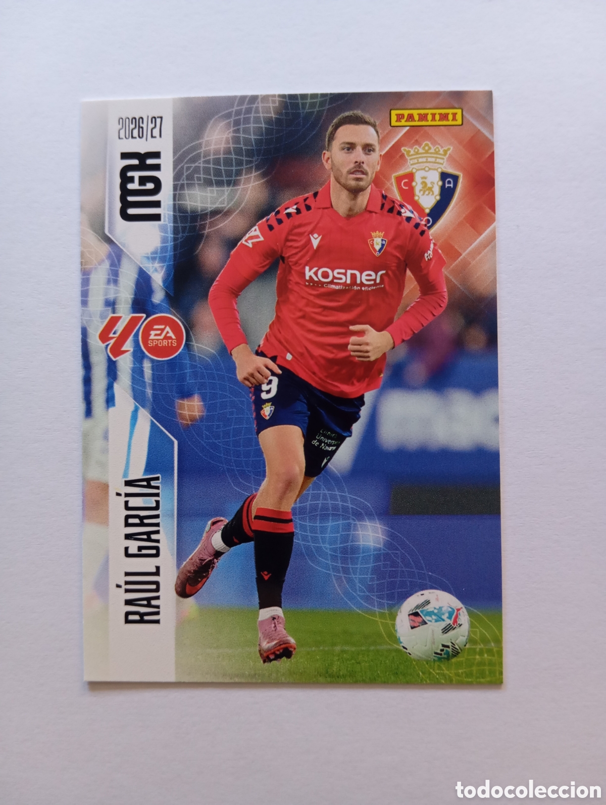Cromos de f&uacute;tbol: 269 RAUL GARC&Iacute;A OSASUNA PANINI MEGACRACKS 26 27