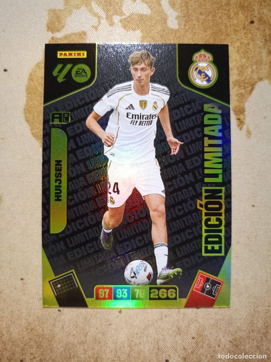 Cromos de f&uacute;tbol: Edici&oacute;n Limitada HUIJSEN Adrenalyn 2025-26