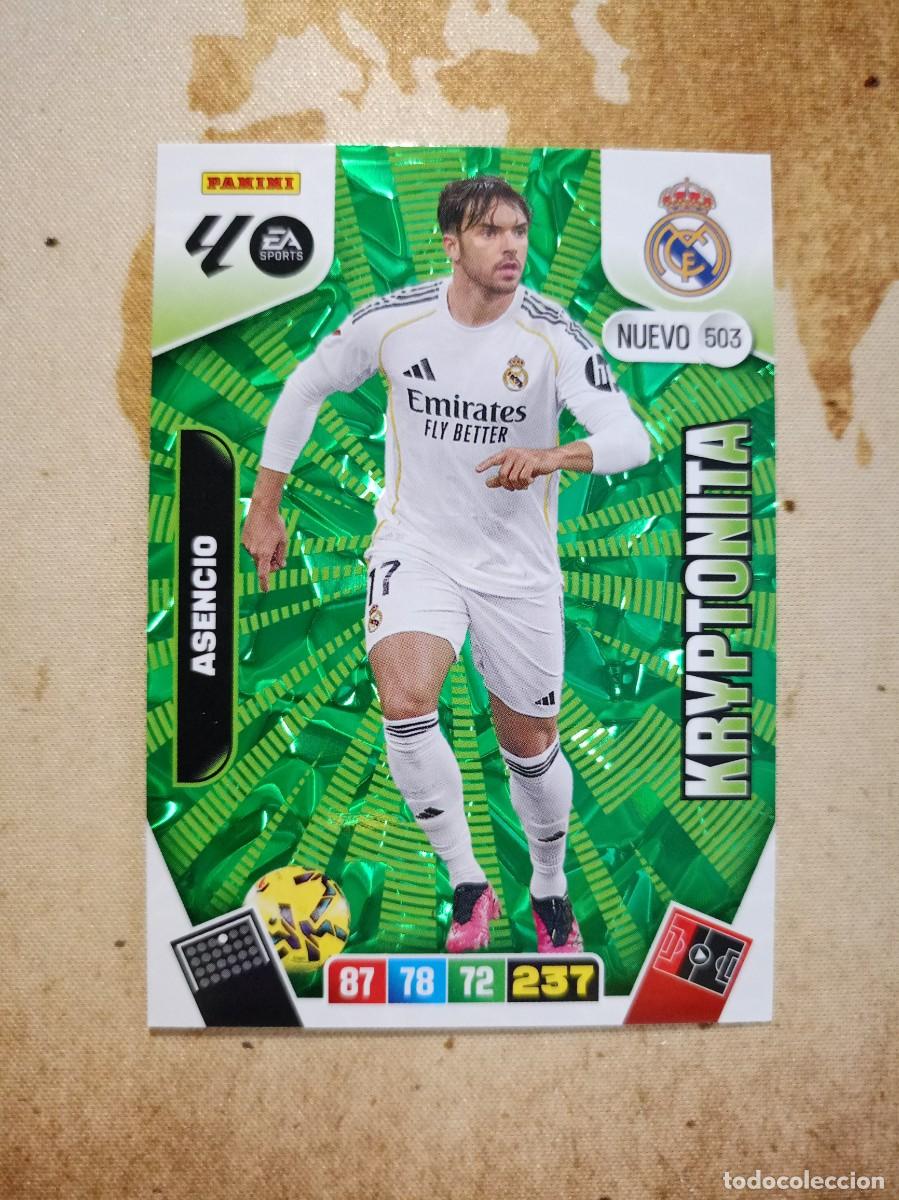 Cromos de f&uacute;tbol: Kryptonita 503 ASENCIO Adrenalyn 2025-26