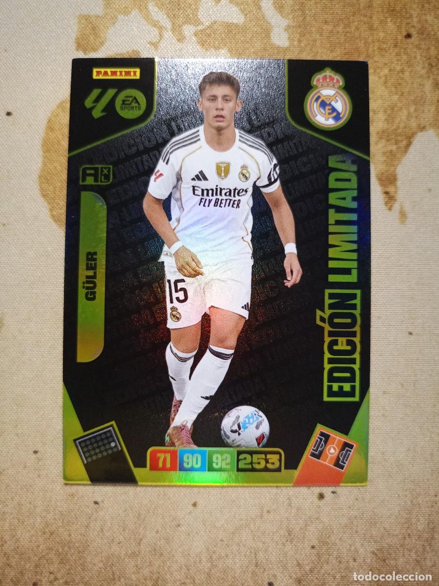 Cromos de f&uacute;tbol: Edici&oacute;n Limitada G&Uuml;LER Adrenalyn 2025-26