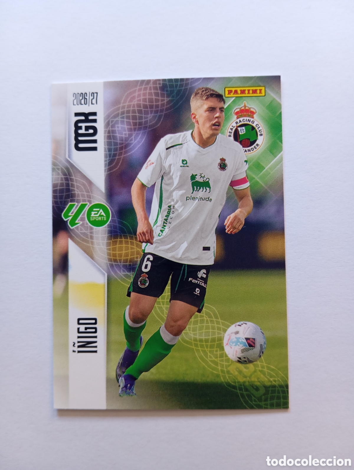 Cromos de f&uacute;tbol: 282 &Iacute;&Ntilde;IGO RACING DE SANTANDER PANINI MEGACRACKS 26 27