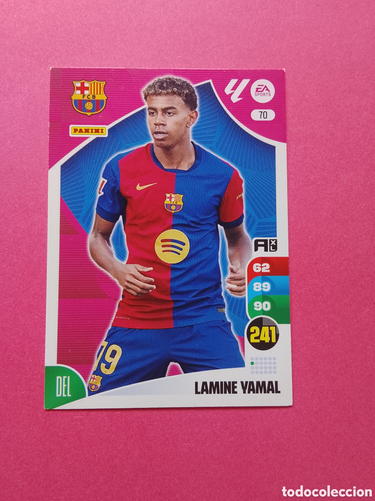 Cromos de f&uacute;tbol: LAMINE YAMAL 70 BARCELONA -ADRENALYN 24-25