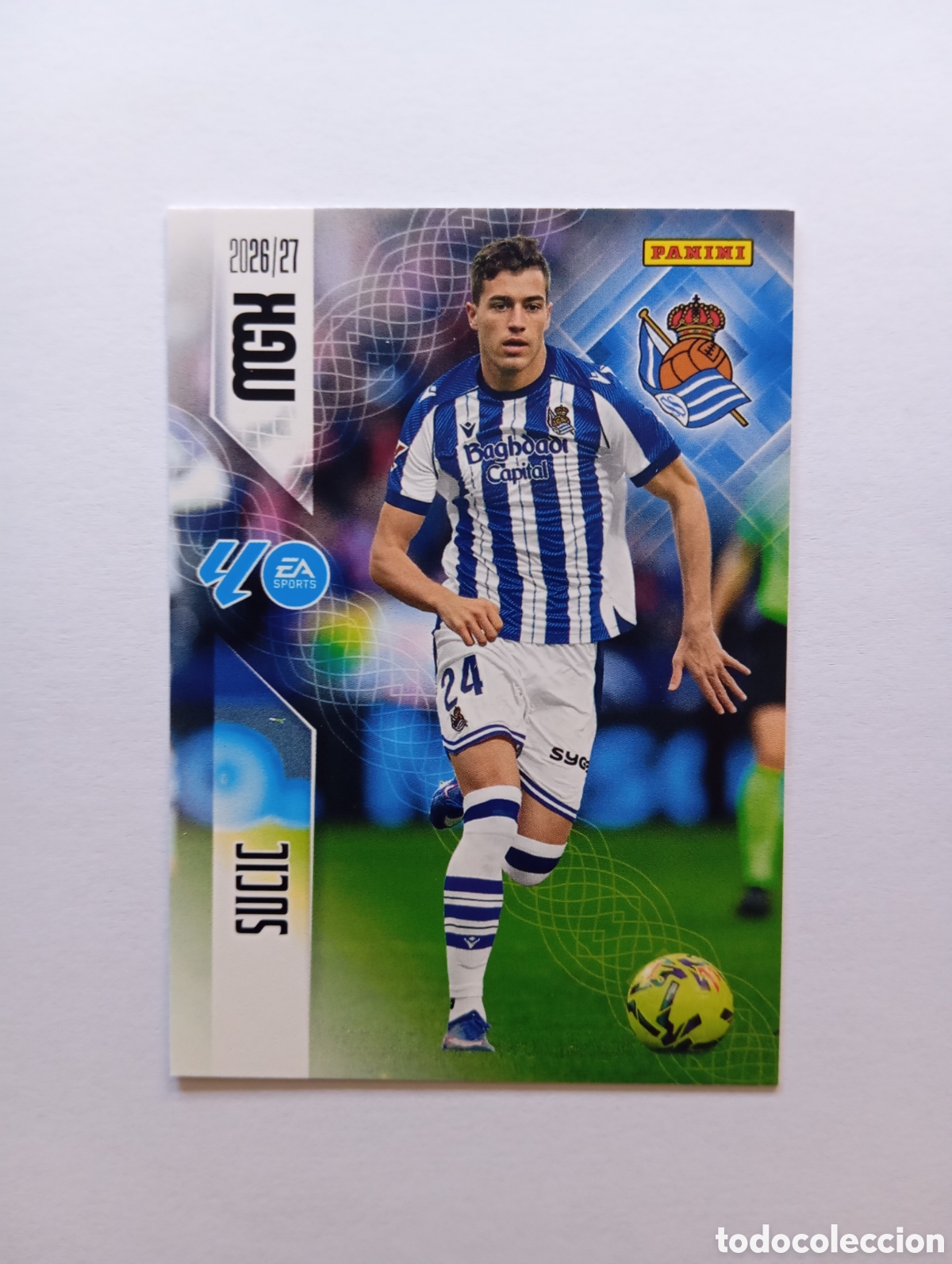 Cromos de f&uacute;tbol: 320 SUCIC REAL SOCIEDAD PANINI MEGACRACKS 26 27