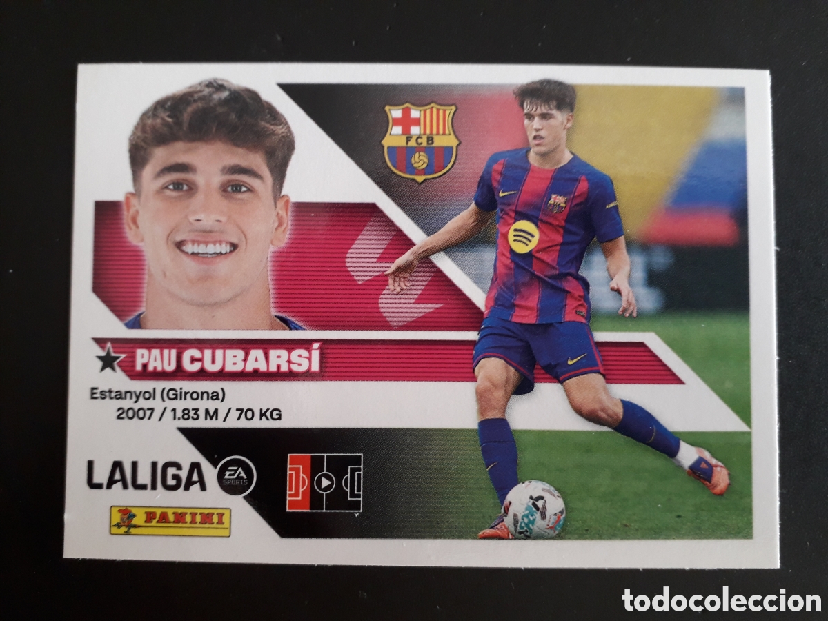 Cromos de f&uacute;tbol: CUBARS&Iacute; FC BARCELONA N&deg; 7 ED ESTE 2026 2027 26 27 SIN PEGAR PEDIDO M&Iacute;NIMO 3&euro;.
