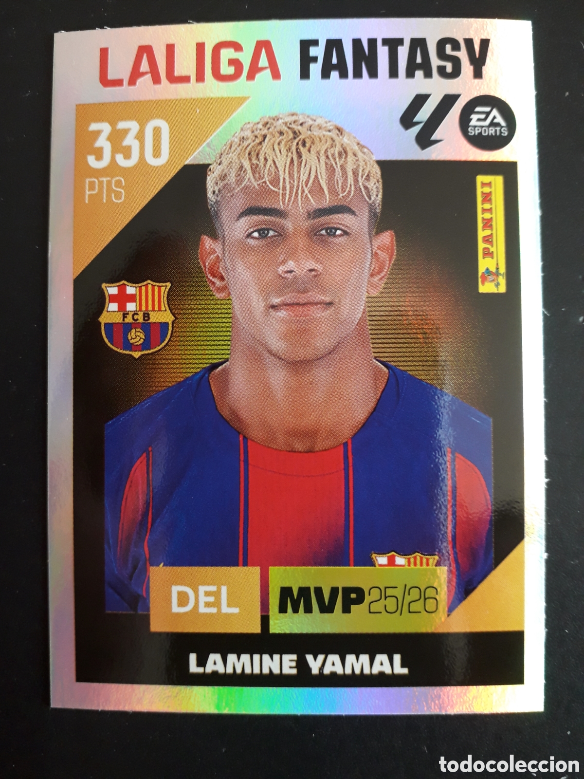 Cromos de f&uacute;tbol: LAMINE YAMAL FC BARCELONA LALIGA FANTASY N&deg; 5 ED ESTE 2026 2027 26 27 SIN PEGAR PEDIDO M&Iacute;NIMO 3&euro;.