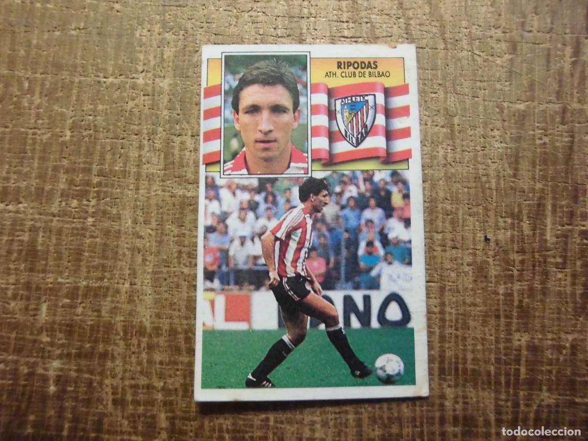 Cromos de f&uacute;tbol: R&Iacute;PODAS ATHLETIC DE BILBAO LIGA 90-91 EDICIONES ESTE CROMO RECUPERADO