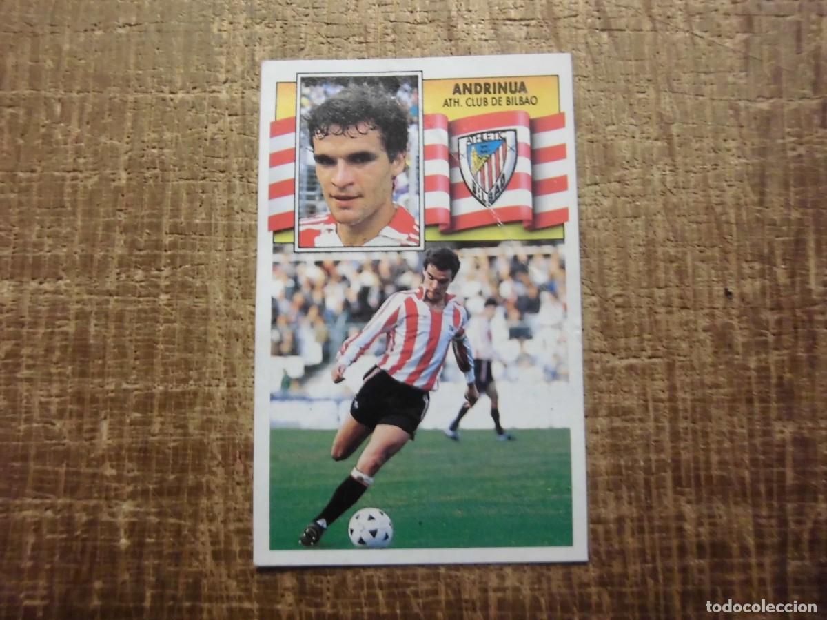 Cartes &agrave; collectionner de Football: ANDRINUA ATHLETIC DE BILBAO LIGA 90-91 EDICIONES ESTE CROMO RECUPERADO
