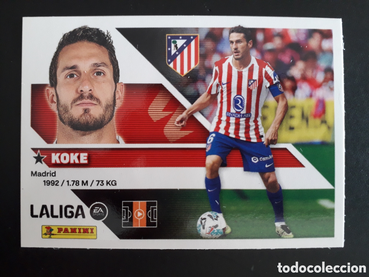 Cromos de Futebol: KOKE SIMEONE AT MADRID N&deg; 11 ED ESTE 2026 2027 26 27 SIN PEGAR PEDIDO M&Iacute;NIMO 3&euro;