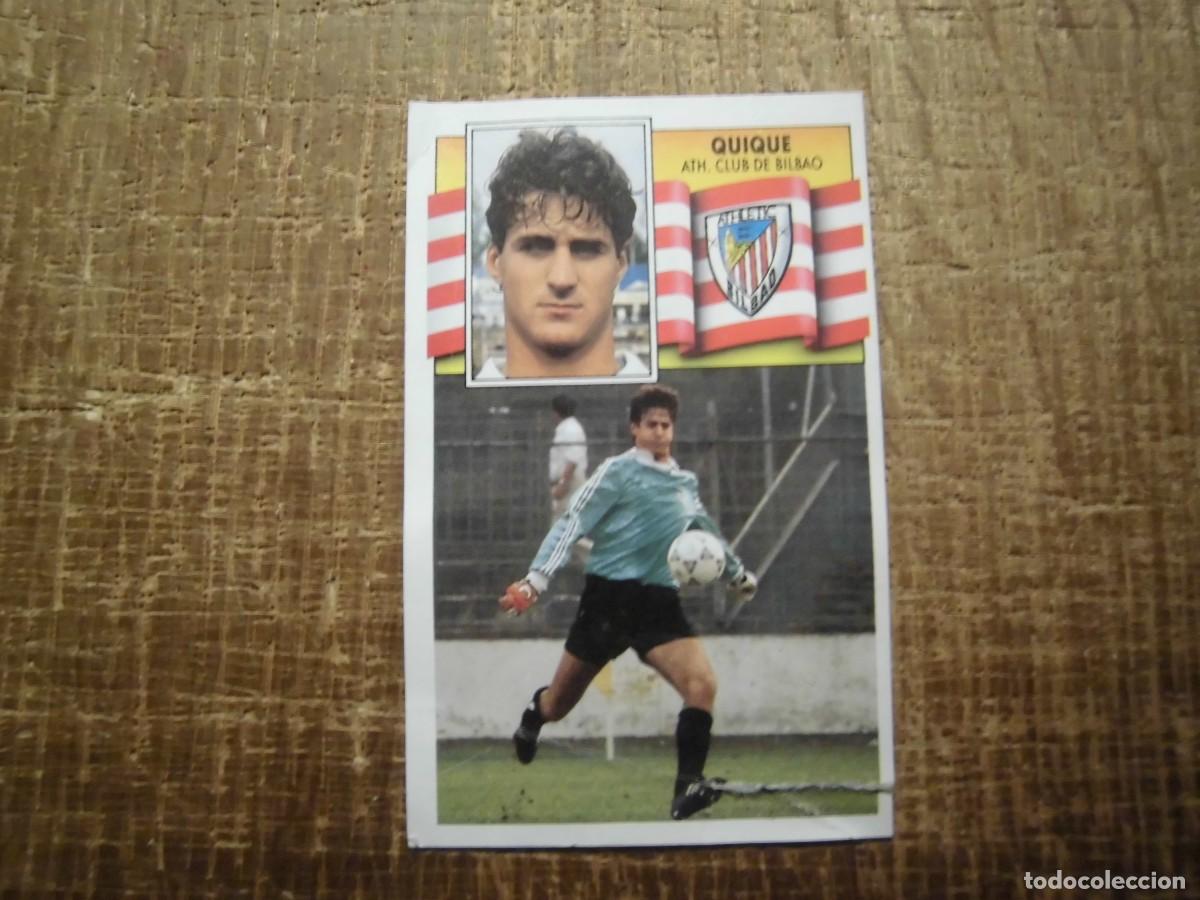 Cromos de Futebol: QUIQUE ATHLETIC DE BILBAO LIGA 90-91 EDICIONES ESTE CROMO RECUPERADO