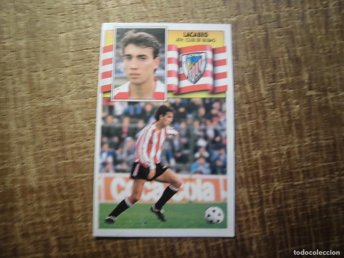 Cromos de f&uacute;tbol: LACABEG ATHLETIC DE BILBAO LIGA 90-91 EDICIONES ESTE CROMO RECUPERADO