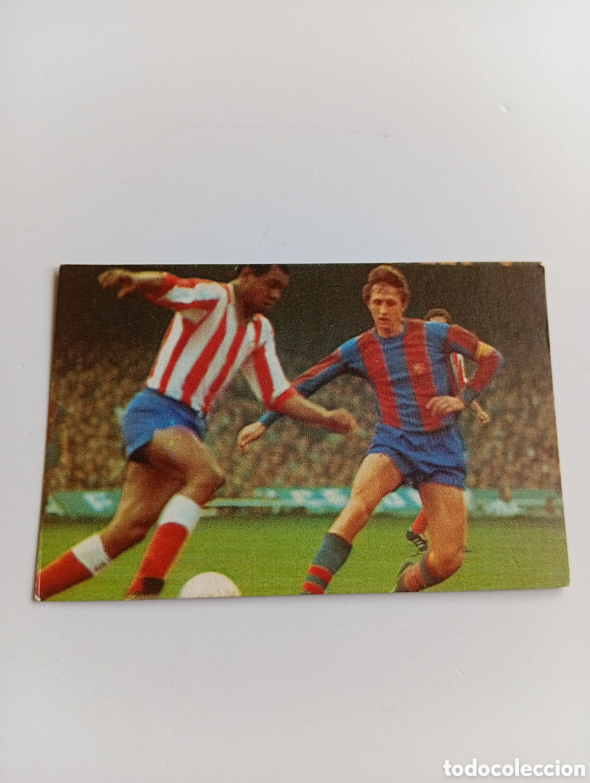 Cromos de f&uacute;tbol: Johan cruyff nunca pegado