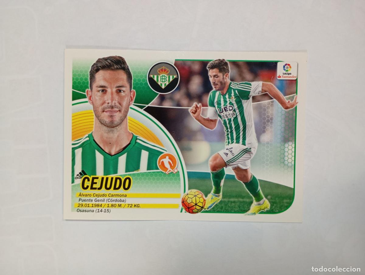 Fu&szlig;ball-Sticker: CROMO LIGA 2016-2017. CEJUDO. REAL BETIS. COLECCIONES ESTE PANINI. TDKP29Z3