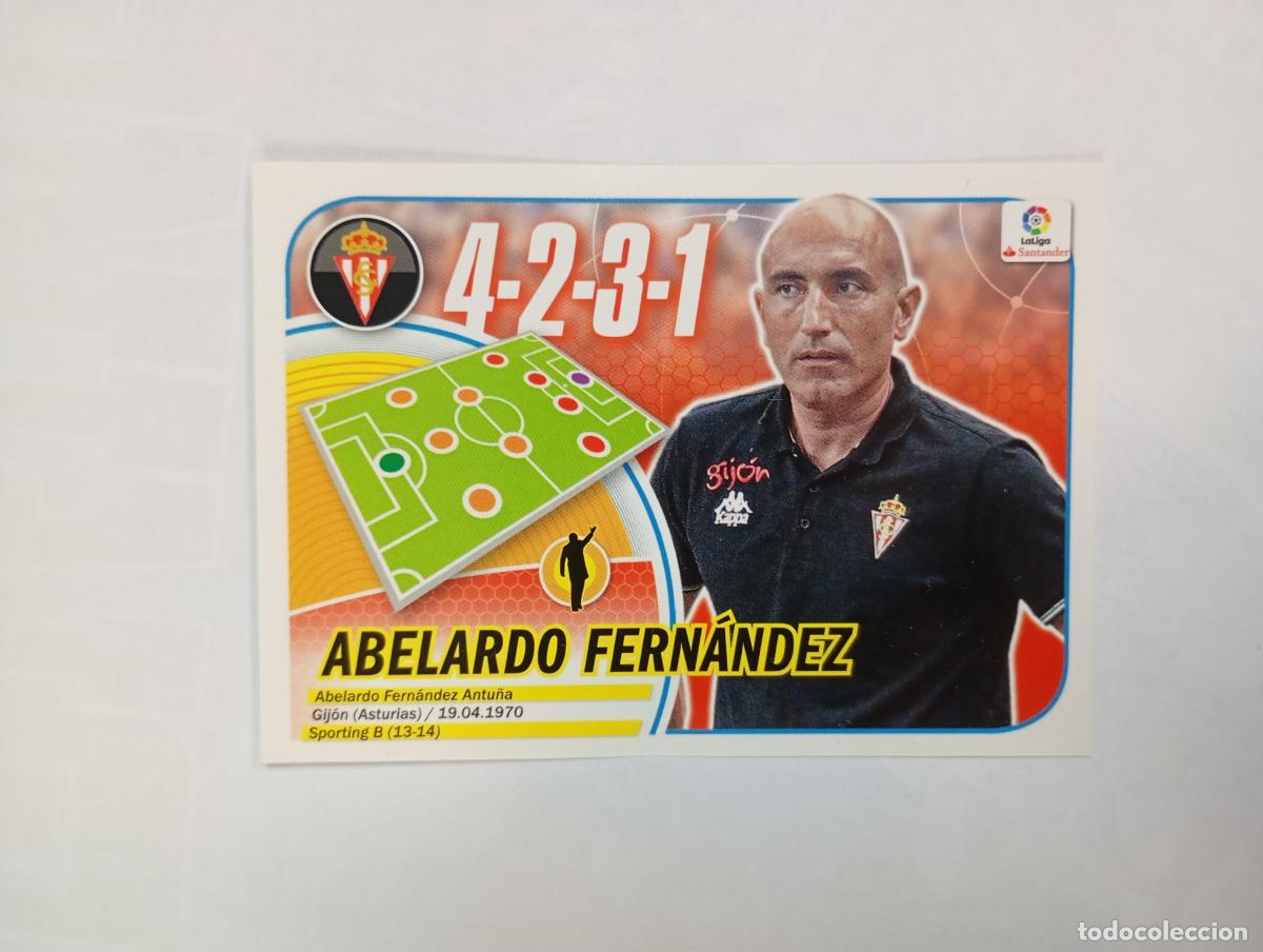Fu&szlig;ball-Sticker: CROMO LIGA 2016-2017. ABELARDO. SPORTING DE GIJ&Oacute;N. COLECCIONES ESTE PANINI. TDKP29Z3