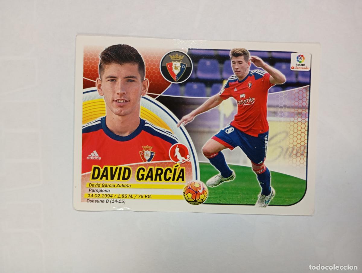 Fu&szlig;ball-Sticker: CROMO LIGA 2016-2017. DAVID GARC&Iacute;A. OSASUNA. COLECCIONES ESTE PANINI. TDKP29Z3