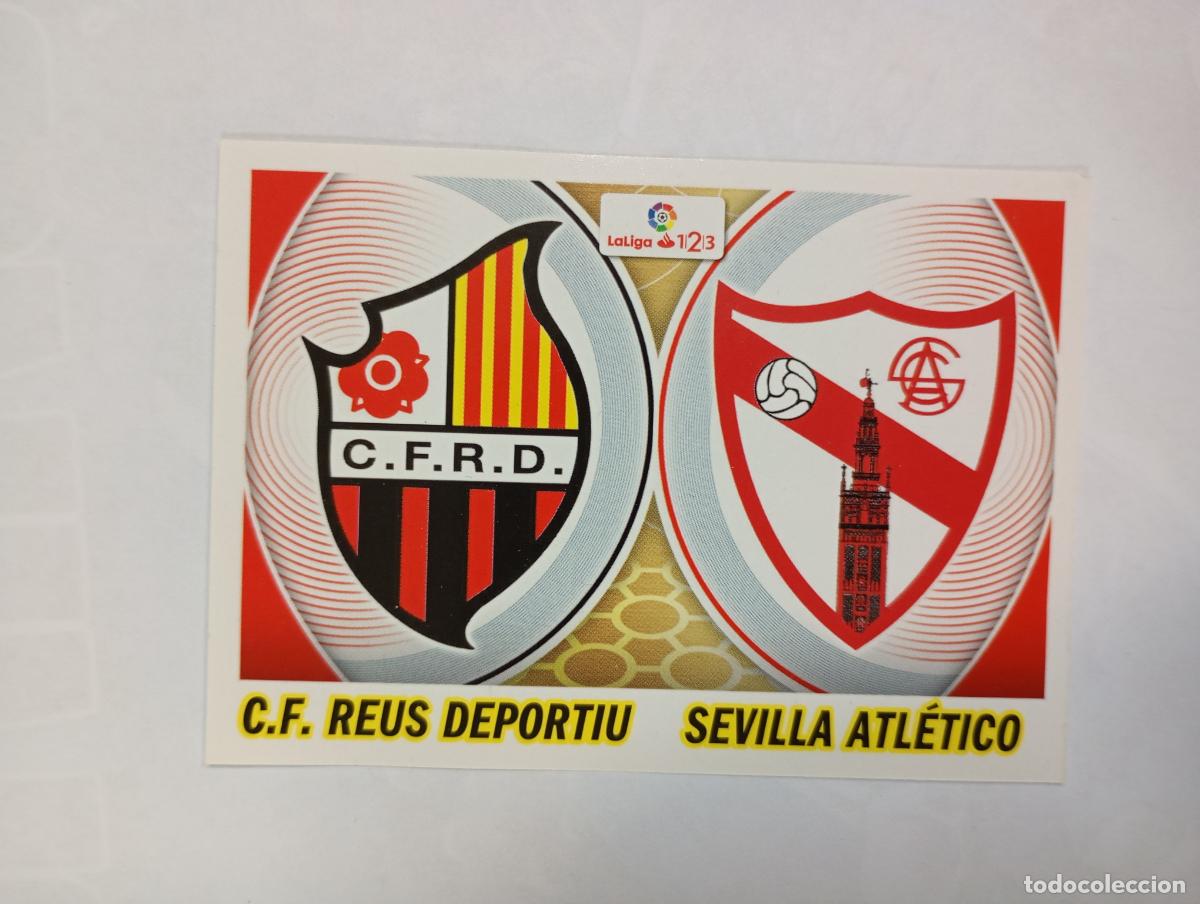 Figurine di Calcio: CROMO LIGA 2016-2017. ESCUDOS REUS. SEVILLA ATL&Eacute;TICO. COLECCIONES ESTE PANINI. TDKP29Z3