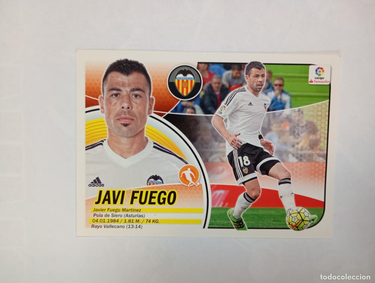 Figurine di Calcio: CROMO LIGA 2016-2017. JAVI FUEGO. VALENCIA. COLECCIONES ESTE PANINI. TDKP29Z3