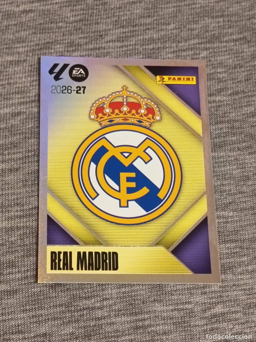 Figurine di Calcio: Liga este 26 27 Panini ESCUDO N&deg;1 REAL MADRID nuevo