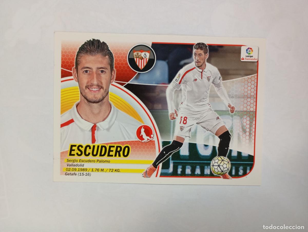 Cromos de f&uacute;tbol: CROMO LIGA 2016-2017. ESCUDERO. SEVILLA. COLECCIONES ESTE PANINI. TDKP29Z3