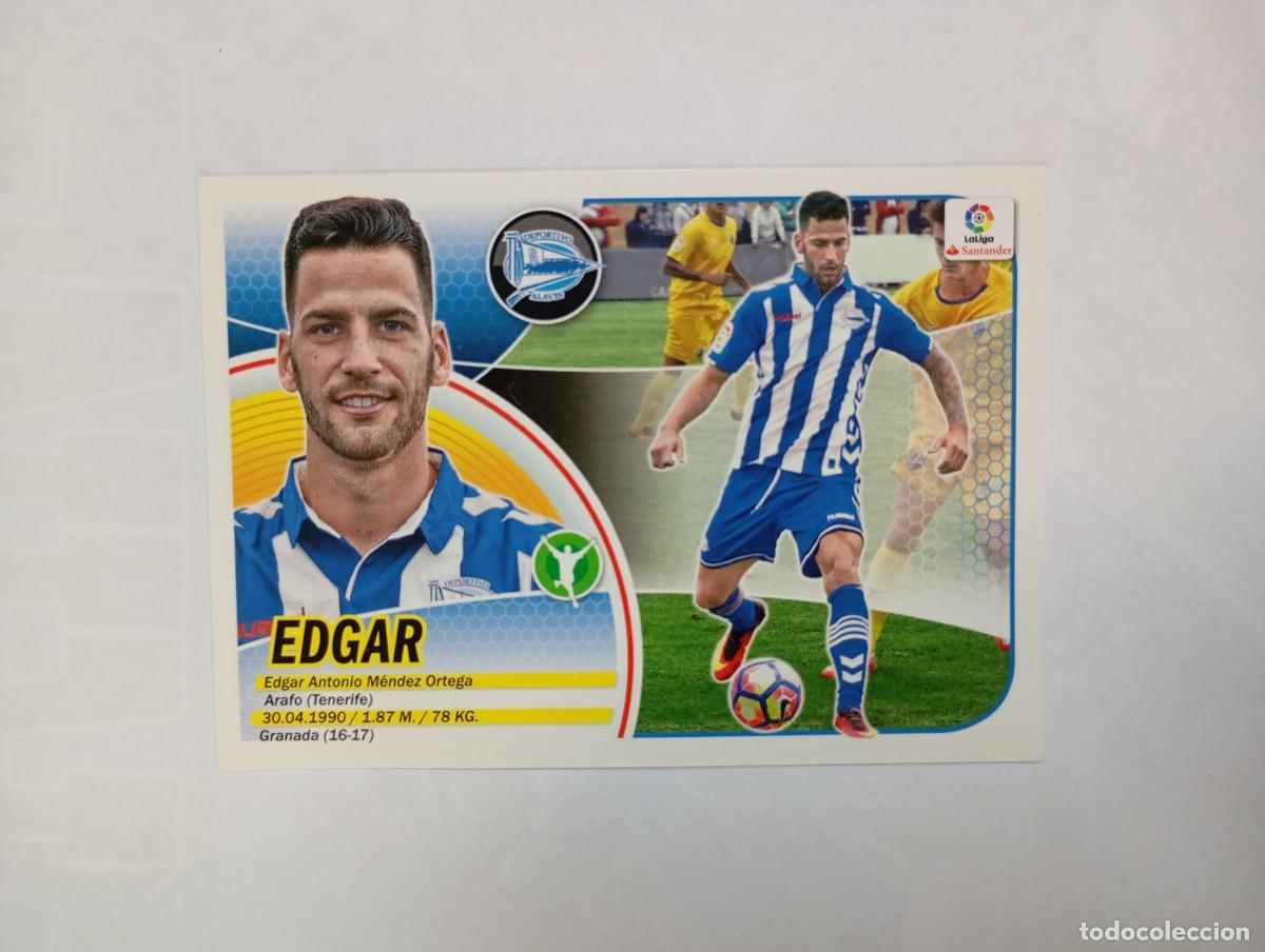 Cromos de f&uacute;tbol: CROMO LIGA 2016-2017. EDGAR. ALAV&Eacute;S. COLECCIONES ESTE PANINI. TDKP29Z3