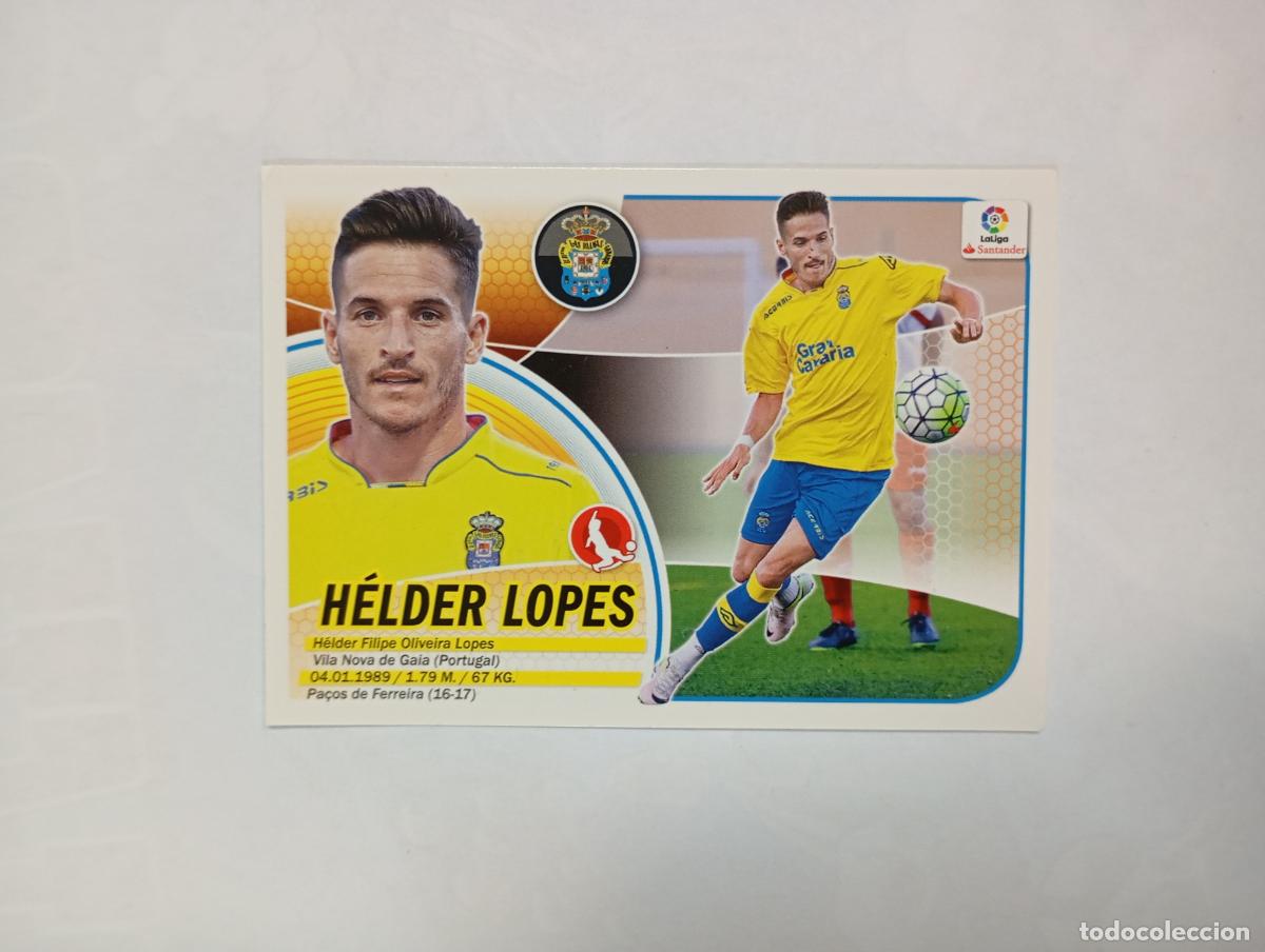 Cromos de f&uacute;tbol: CROMO LIGA 2016-2017. H&Eacute;LDER LOPES. LAS PALMAS. COLECCIONES ESTE PANINI. TDKP29Z3