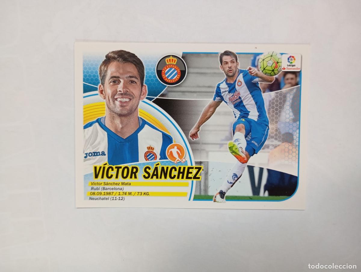 Cromos de f&uacute;tbol: CROMO LIGA 2016-2017. V&Iacute;CTOR S&Aacute;NCHEZ. ESPANYOL. COLECCIONES ESTE PANINI. TDKP29Z3