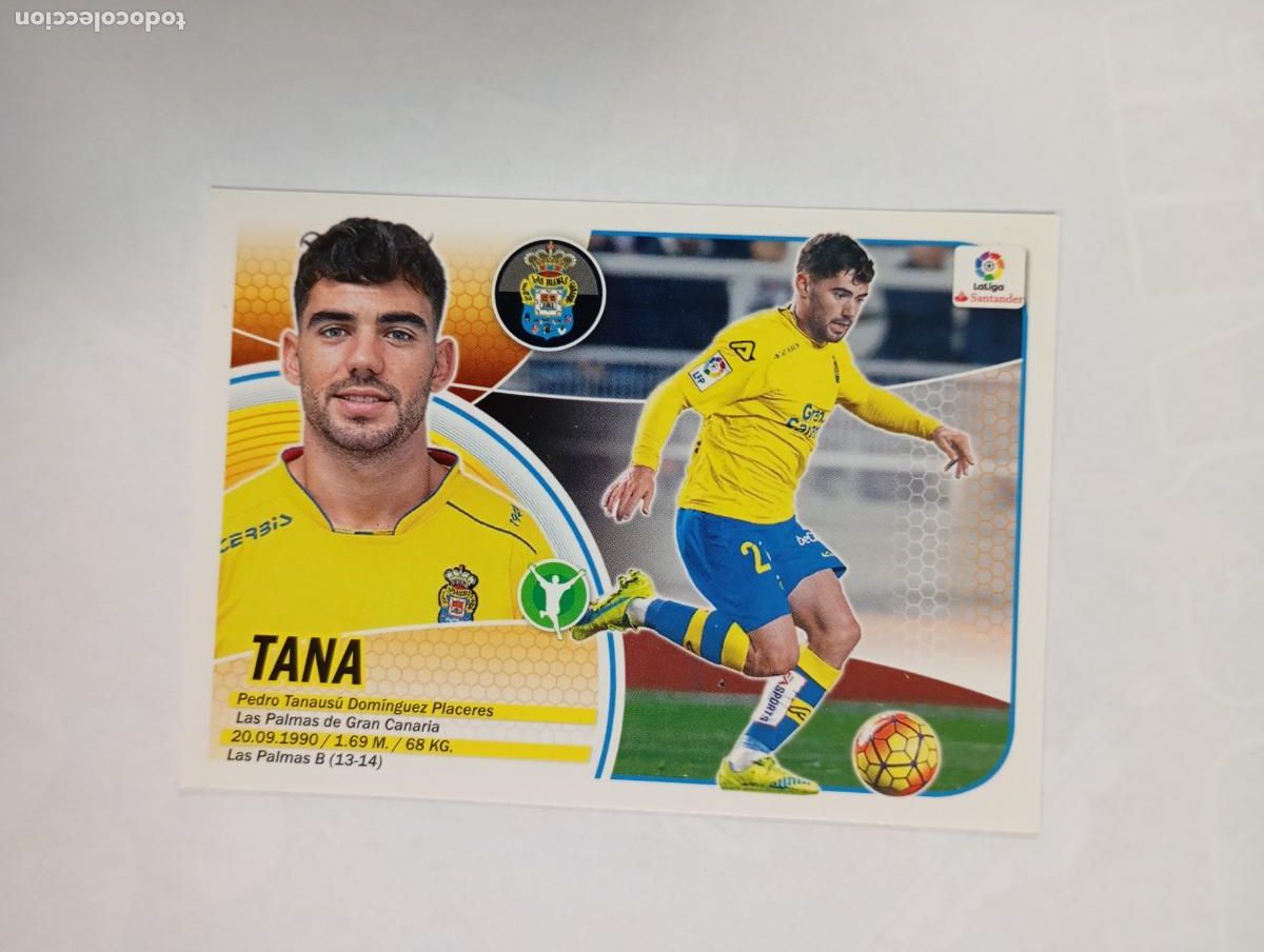 Fu&szlig;ball-Sticker: CROMO LIGA 2016-2017. TANA. LAS PALMAS. COLECCIONES ESTE PANINI. TDKP29Z3