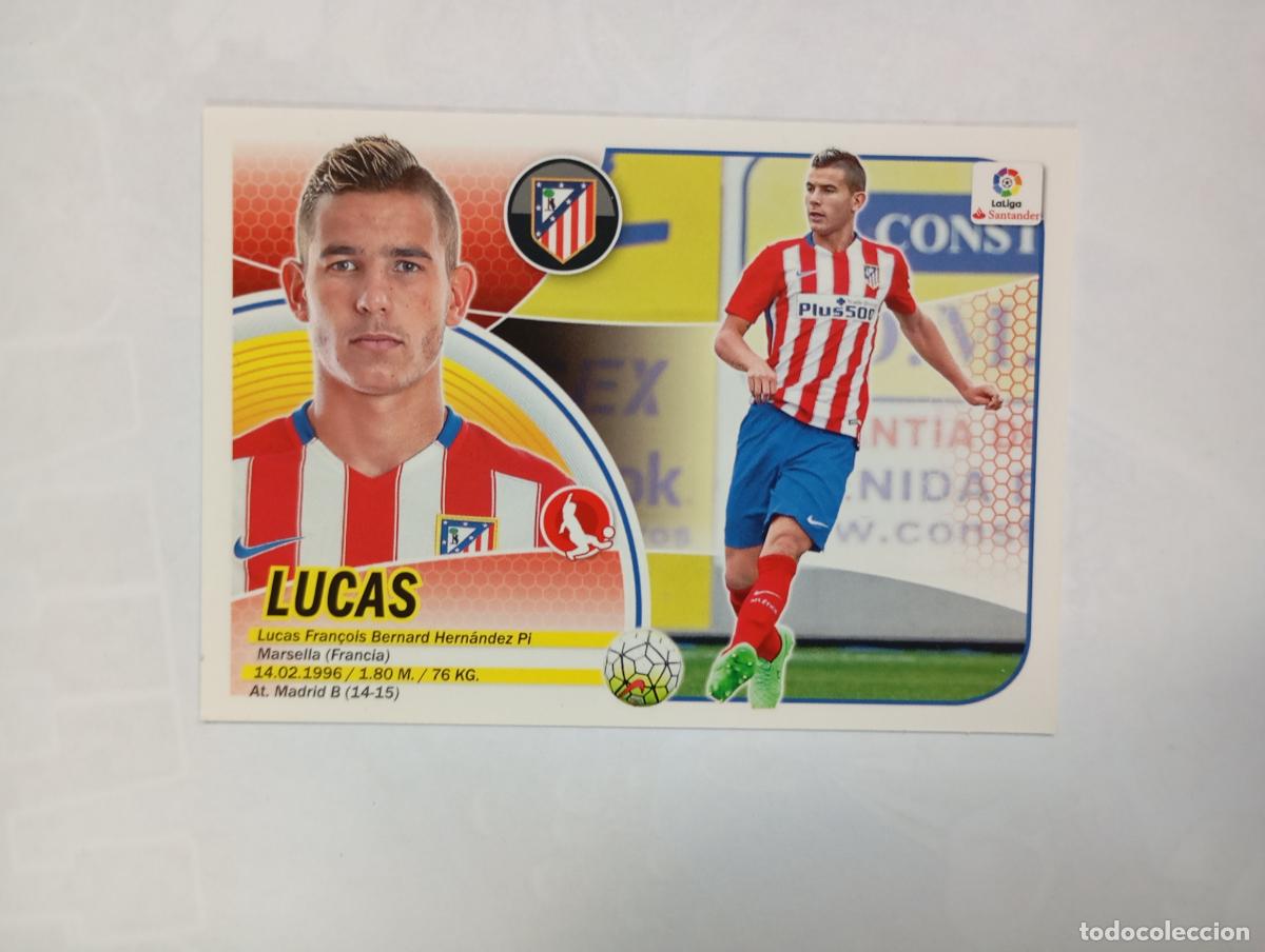 Fu&szlig;ball-Sticker: CROMO LIGA 2016-2017. LUCAS HERN&Aacute;NDEZ. ATL&Eacute;TICO DE MADRID. COLECCIONES ESTE PANINI. TDKP29Z3