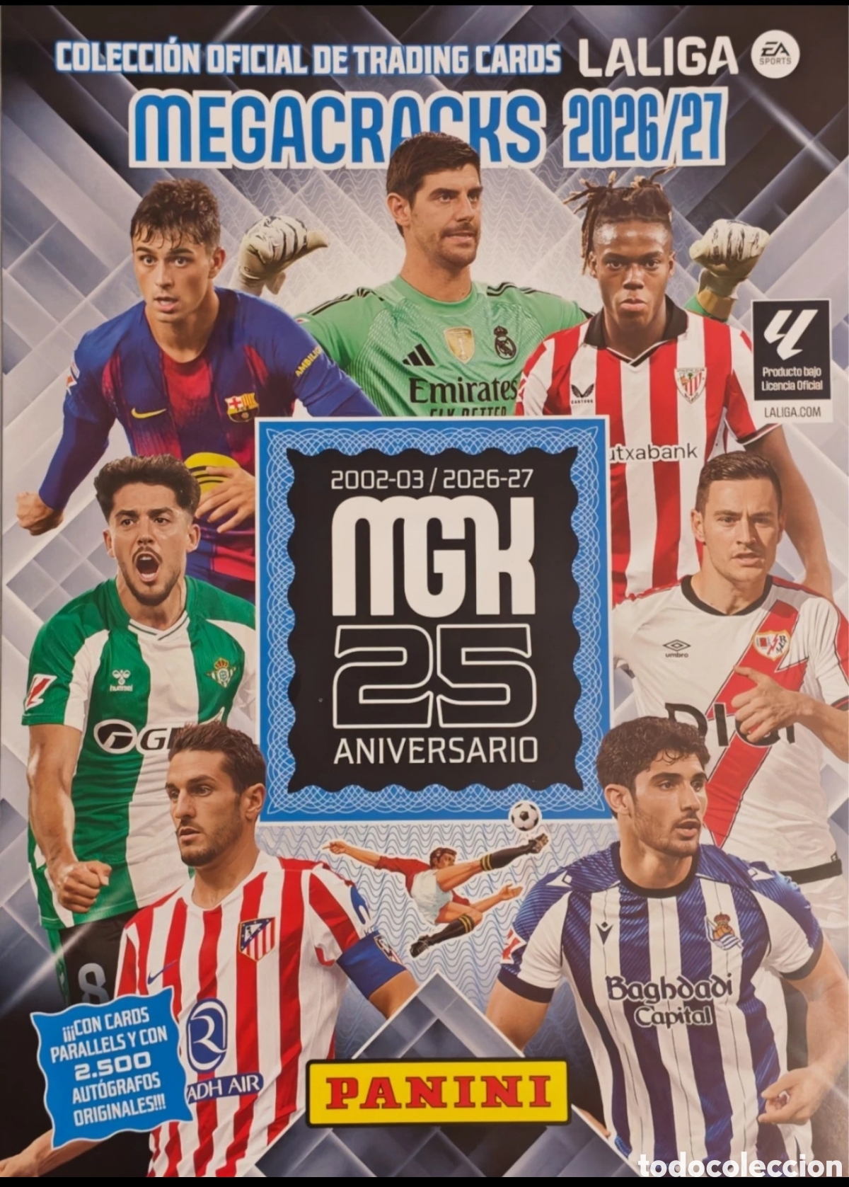Cromos de f&uacute;tbol: Colecci&oacute;n base Megacracks 26/27