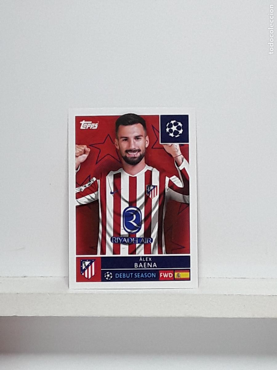 Cromos de f&uacute;tbol: CHAMPIONS STICKER 2025 2026 25 26 ALBUM TOPPS LEAGUE N 123 ATLETICO MADRID ALEX BAENA