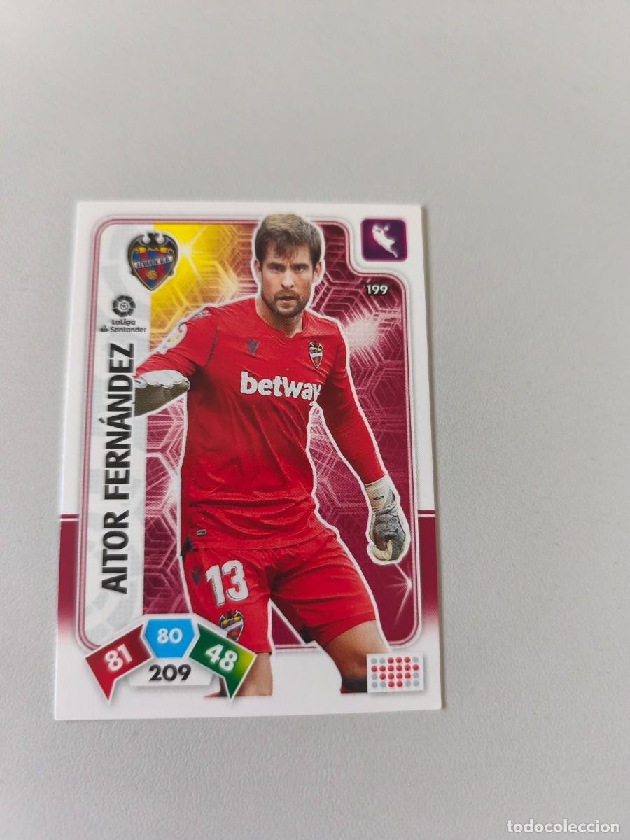 Cromos de f&uacute;tbol: ADRENALYN XL 2019 2020 19 20 AITOR FERNANDEZ LEVANTE 199 H4