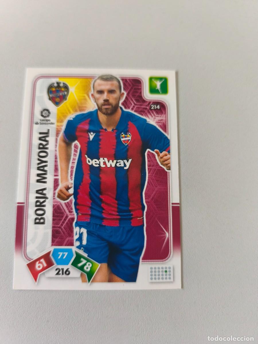 Cromos de f&uacute;tbol: ADRENALYN XL 2019 2020 19 20 BORJA MAYORAL LEVANTE 214 H4