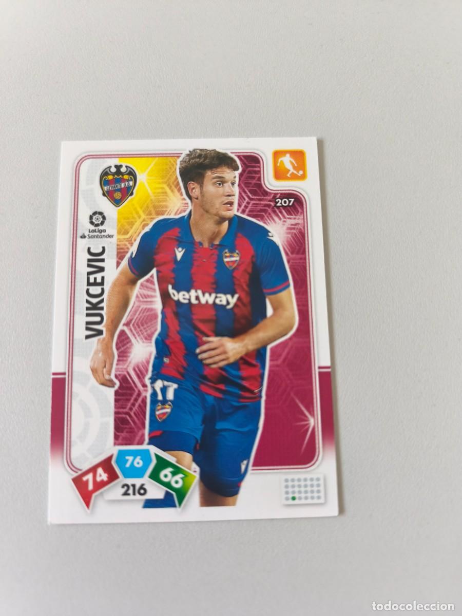 Cromos de f&uacute;tbol: ADRENALYN XL 2019 2020 19 20 VUKCEVIC LEVANTE 207 H4