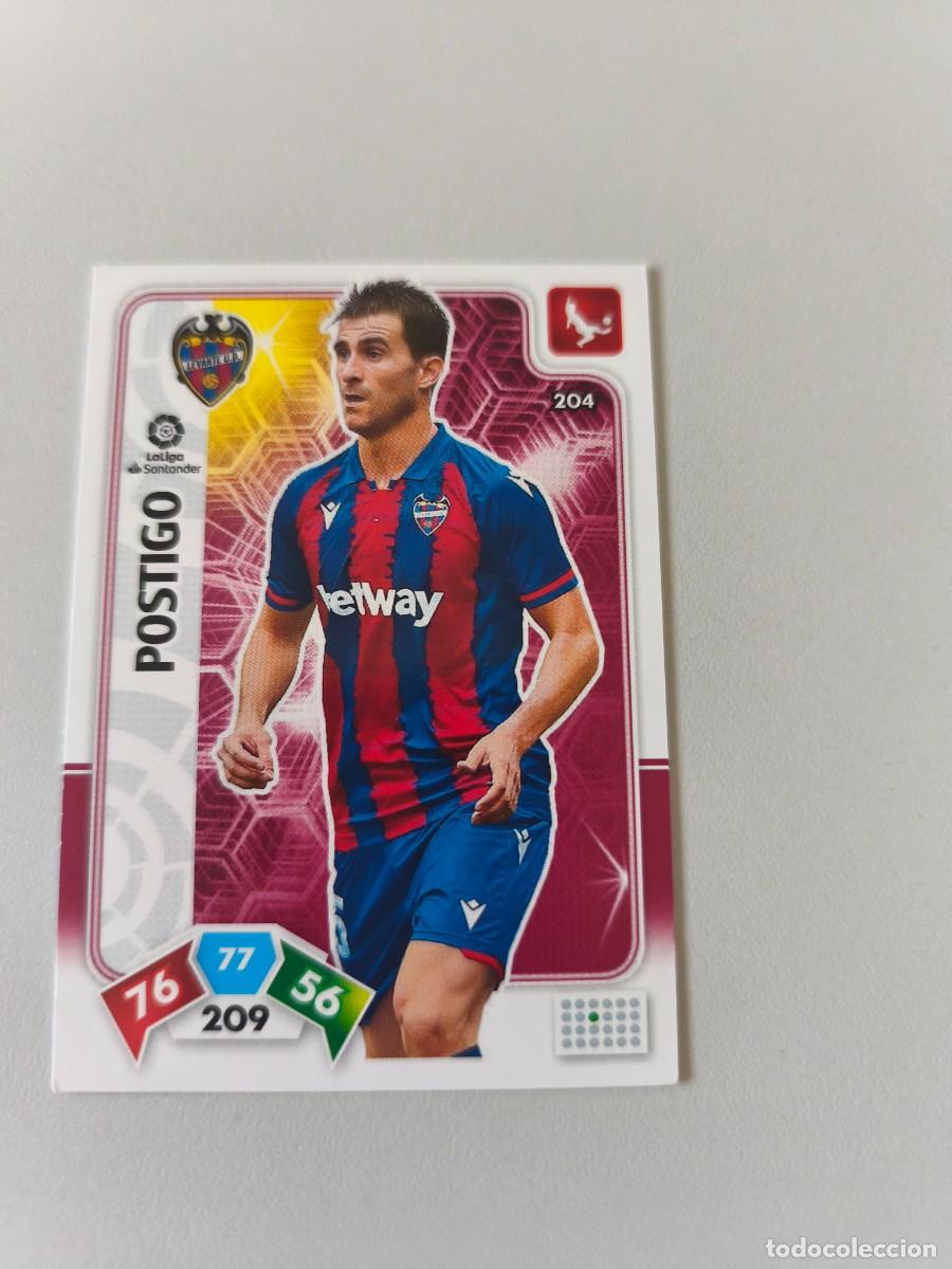 Cromos de f&uacute;tbol: ADRENALYN XL 2019 2020 19 20 POSTIGO LEVANTE 204 H4